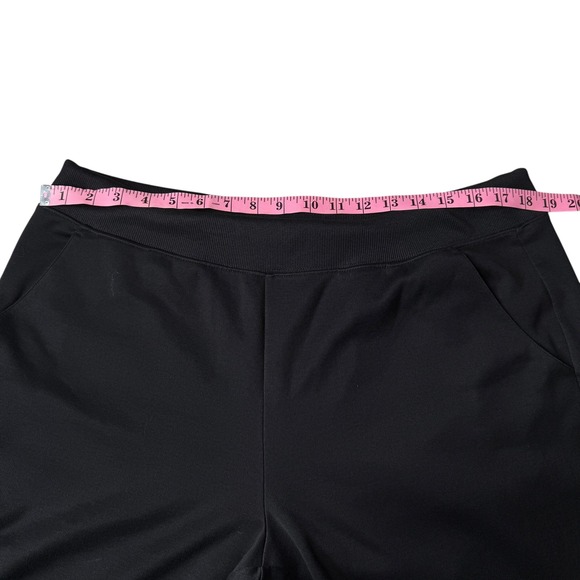 Ralph Lauren‎ Lauren Active Black Athletic Lounge Sweat Pants Plus 1X Cropped - Picture 4 of 11